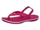 Crocs Crocband Strap Flip Kids, Scarpe da Spiaggia e Piscina Unisex-Bambini, Rosa (Candy P...