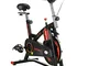 HOMCOM Cyclette da Camera, Cyclette Professionale con Schermo LCD, Volano da 10kg e Resist...
