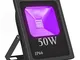 UV LED Luce Nera Eleganted Luce di Inondazione Impermeabile IP66 Lampada UV 50W per Festa...