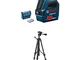 Bosch Professional Livella Laser Con Treppiede BT 150, 3 Pile AA, Raggio D’Azione Fino A 1...