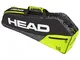 Head Core 3R PRO, Borsa per Racchetta Unisex Adulto, Nero/Giallo Neon