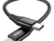 ESR Cavo da USB C a Lightning, (20 cm, Certificato MFi), Cavo Intrecciato in Nylon, Ricari...