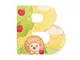 THUN - Lettera B da Parete con Riccio - Accessori Cameretta Bambini - Decorazione Casa - L...