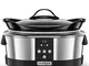 Crock-pot Pentola A Cottura Lenta Digitale Per Preparare Moltitudine Di Ricette, Argento,...