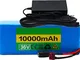 stdpcxz 36V 10Ah 10S3P Batteria per Bicicletta Elettrica agli Ioni di Litio con BMS E Cari...