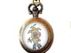 Collana con orologio da tasca a forma di maialino sportivo, gioielli divertenti per pattin...