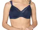 Triumph True Shape Sensation W01, Reggiseno Minimizer Donna, Deep Water, 7F