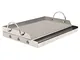 BBQ-Toro, piastra universale in acciaio inox per grill, piastra per BBQ, rettangolare