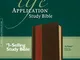 Life Application Study Bible: New Living Translation Brown / Tan TuTone LeatherLike