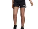 adidas Essentials 3s Short, Shorts Bambina, Black/White, 14-15A