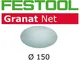 Festool 203305 – STF D150 P150 gr abrasive net, grigio acciaio, set da 50 pezzi