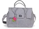 CHILDWOOD Borsa Neonato Fasciatoio Cambio Pannolini Feltro Grigio Chiaro