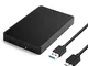 SALCAR Case Hard Disk 2.5" USB 3.0 con UASP Case Esterno Disco Rigido per HDD SSD SATA I I...