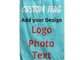 Bandiera Verticale Personalizzato Usa il tuo testo Personalizzate o il tuo Logo/Foto Stamp...
