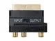 NANOCABLE 10.27.0051 - Adattatore con Scart SCART a RCA/SVIDEO, SCART/M-3xRCA/F + SVIDEO/F...