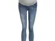 Pantaloni Premaman Topgrowth Jeans Donna Incinta Regolabile Pantaloni Elastico Skinny mate...