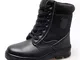 LXHK Scarpe Antinfortunistiche da Uomo S3, Impermeabile Antiscivolo Scarpe da Lavoro con P...