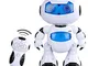 Mars Jun Giocattolo Robot di Controllo remoto, 1/12 Smart Walking Dancing Robot Intelligen...