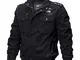 BaZhaHei Uomo Top,Giacca Invernale da Uomo Cool Giacca Militare Giacca Tattica Leggera e T...