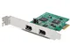 StarTech.com Scheda PCI Express FireWire a 2 porte, Adattatore PCIe FireWire 1394a (PEX139...