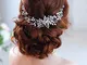 Simsly, decorazione per capelli a fascia, da sposa, con cristalli, accessorio per capelli,...