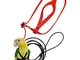 Pettorina Pappagallo,Pettorina per Pappagalli Parrot Leash Flying Anti-Bite Traction Rope...
