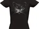 Maglietta: Felina - Cat T-Shirt - Idea Regalo per Le Donne e Ragazze - Gatto - Sport - Fit...