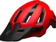 BELL Nomad, Casco da Bicicletta MTB Uomo, Rosso Opaco/Nero, Taglia unica