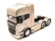 SCANIA R730 V8 (6x4) 2011 METALLIC BEIGE 1:32 - Welly - Camion - Die Cast - Modellismo