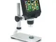 YHML Microscopio Digitale LCD, da 4,3 Pollici 1080P 2 Stereo Camera Microscopio USB Megapi...