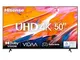 Hisense 50" UHD 4K 50A6K, Smart TV VIDAA U6, Dolby Vision, HDR 10+, Alexa, Tuner DVB-T2/S2...