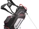 TaylorMade TM20 Stand 8.0 - Borsa unisex con supporto, colore: nero, bianco, rosso, taglia...