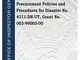 Review of Box Elder County, Utah's Procurement Policies and Procedures for Disaster No. 43...