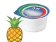 AM Gel Cup Acquagel Ananas con Zucchero Acqua Gelificata - 72 Vasetti da 125 g