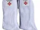 Lucchetti Socks Milano 6 PAIA calze da uomo SANITARIE filo di scozia 100% cotone rimagliat...