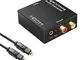 MISOTT Audio Digitale a Convertitore di Analog DAC, SPDIF Toslink Coaxial a Analog Stereo...