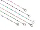 PH PandaHall 6pcs 6 colori collana catena cavo in acciaio inossidabile con fermagli catena...
