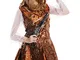 dressmeup - W-0041-M/L Costume Vestito Cappello Donna Carnevale Halloween Nobile Barocco P...