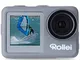 Rollei Fotocamera subacquea Action Cam 9s Plus I 4K 60fps con display selfie, stabilizzazi...