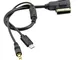 Cablecc Media In AMI MDI a Stereo 3.5mm Audio & USB-C Aux Cavo Adattatore per Auto VW 2014...