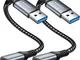 NIMASO Adattatore USB C a USB 3.0[2 Pezzi], Adattatore USB C Femmina a USB A Maschio 5Gbps...