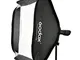 Godox 40 x 40 cm 70 x 70 cm Softbox diffusore con S-Type staffa Bowens supporto per Speedl...