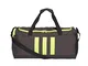 adidas GN2047 3S DUFFLE M Borsa sportiva Unisex - Adulto dgh solid grey/black/solar yellow...