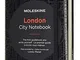 Moleskine City - Londra - Taccuino con Pagina Bianca e Righe, 9 x 14 cm, 220 Pagine, Nero