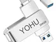 YOHU 256GB Chiavetta USB per Phone Memoria USB Esterna Flash Drive PenDrive per Dispositiv...