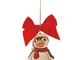 THUN ® - Addobbo per Albero di Natale Pinguino Mini - Ceramica - h 5,5 cm - Linea I Classi...