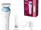 Rasoio da donna Philips Serie 8000 - Rasoio cordless con 5 accessori inclusi Guanto esfoli...