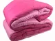 TRAPUNTA PIUMONE LETTO SINGOLO DOUBLE FACE (ROSA-FUXIA)