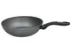 Tognana WI758Q2AMNF Wok Mythos, Alluminio, Grigio, 1