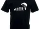 Settantallora - T-Shirt Maglietta J2588 Evoluzione Parapendio Taglia M